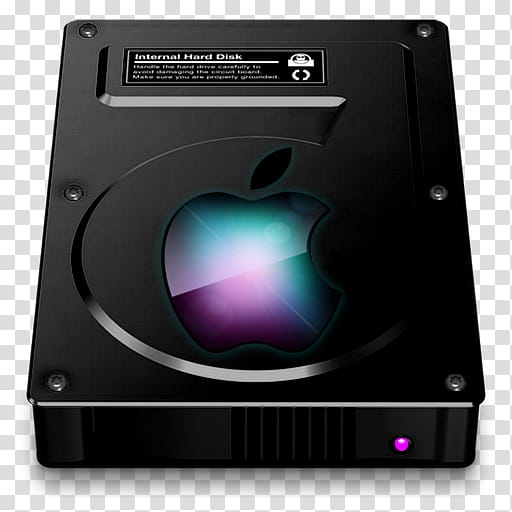 HDD icons for MacIntosh, Apple internal hard disk art transparent background PNG clipart