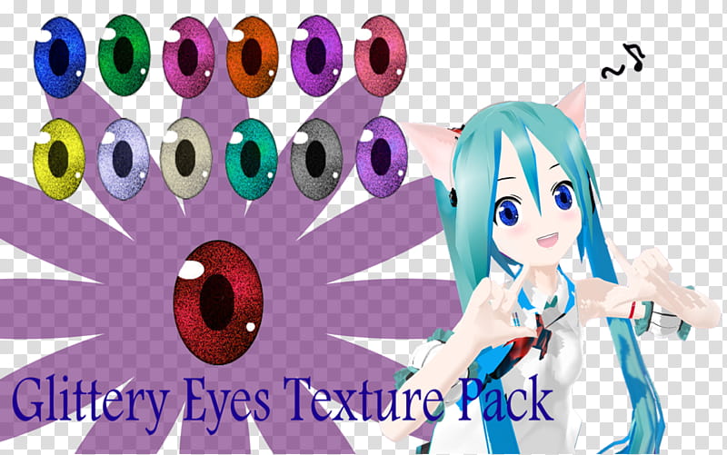 MMD Glittery Eye Texture transparent background PNG clipart