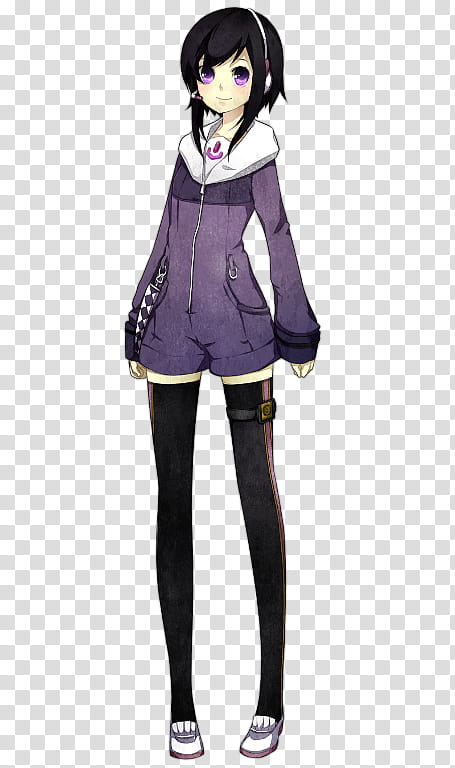 Alternate Ayane Miwa, black-haired female anime character transparent background PNG clipart