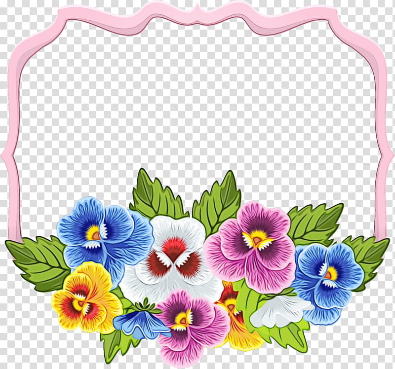 flower plant morning glory herbaceous plant petal, Butterfly Orchid Frame, Floral Frame, Flower Frame, Watercolor, Paint, Wet Ink, Wildflower transparent background PNG clipart