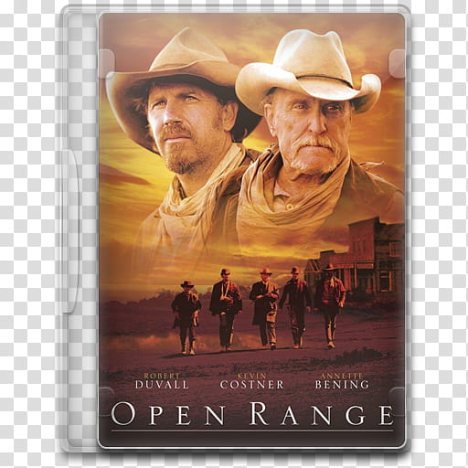 Movie Icon , Open Range, Open Range DVD case transparent background PNG clipart