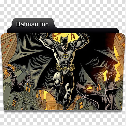 DC Comics Folder , Batman Inc transparent background PNG clipart
