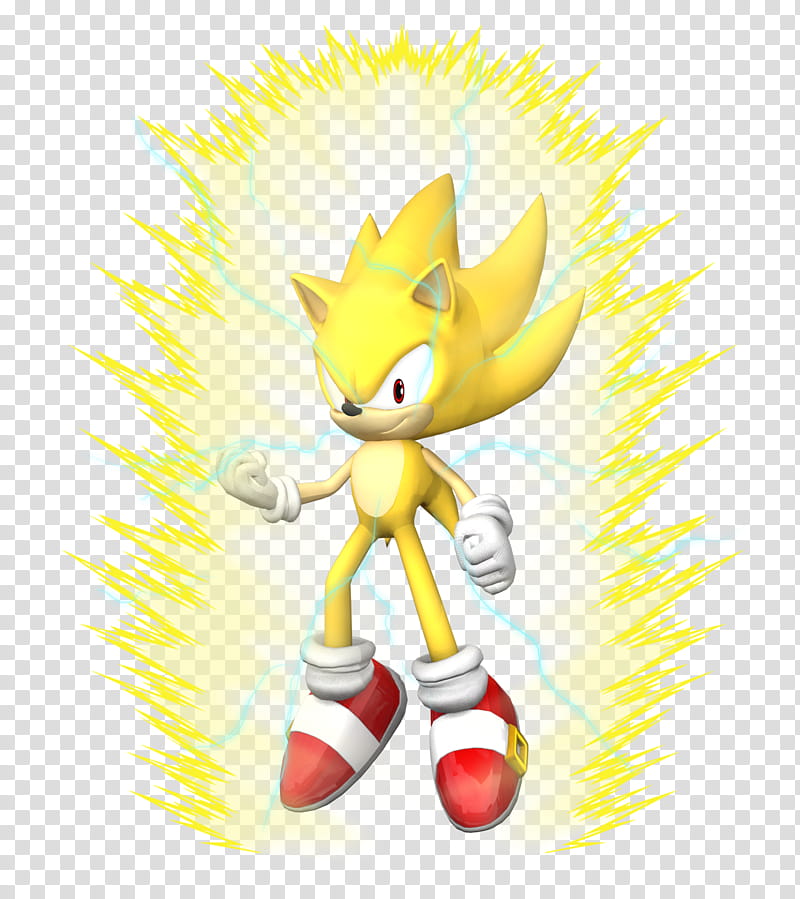 Sonic goes Super Saiyan , yellow and red pokemon character transparent background PNG clipart