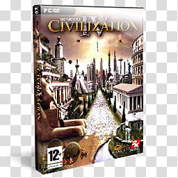 DVD Game Icons v, Civilization , Civilization  PC DVD ROM case transparent background PNG clipart