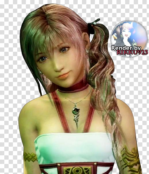 Serah FFXIII- Render , D of Serah Farron from Final Fantasy  transparent background PNG clipart