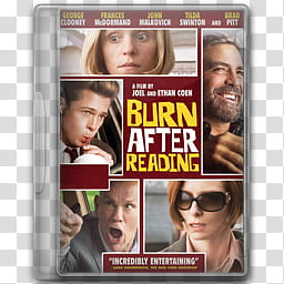 Plastic DVD Icons , Burn after Reading transparent background PNG clipart