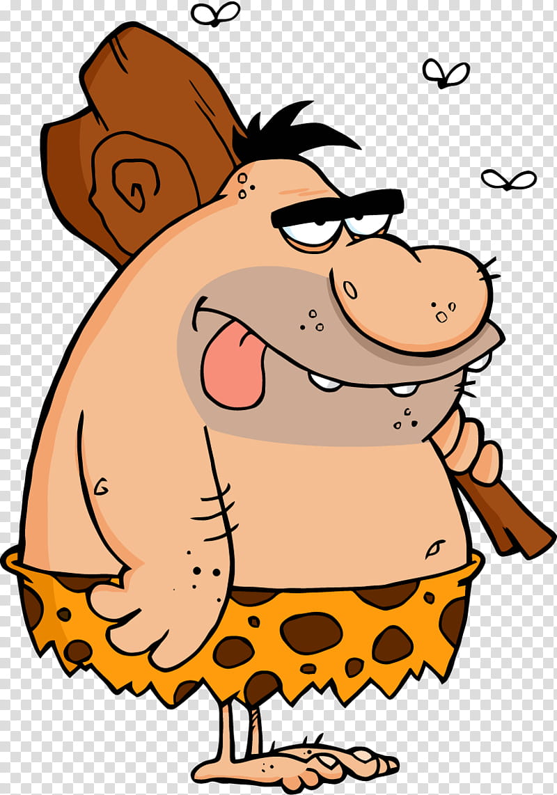 Pig, Caveman, Cartoon, Character, Printmaking, Pleased, Suidae transparent background PNG clipart
