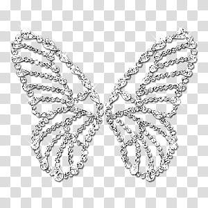 Merry, clear gemstones butterfly transparent background PNG clipart