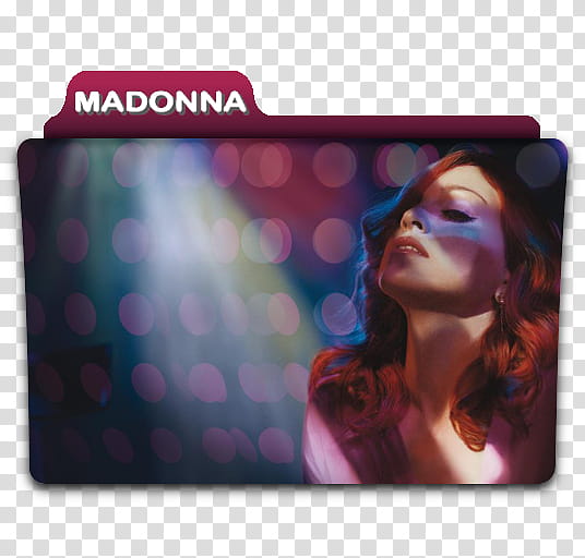 Madonna Folders, Madonna file folder transparent background PNG clipart