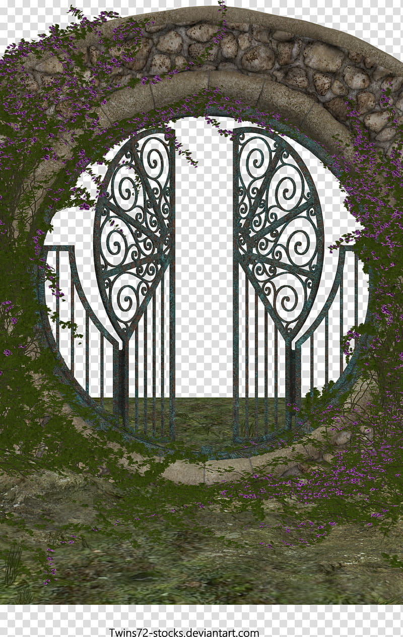 Twins free , green steel gate transparent background PNG clipart