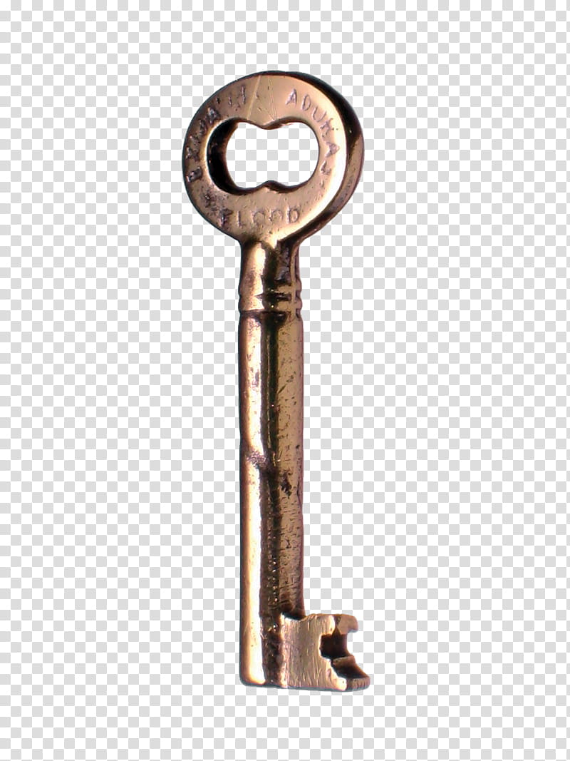 gold skeleton key transparent background PNG clipart