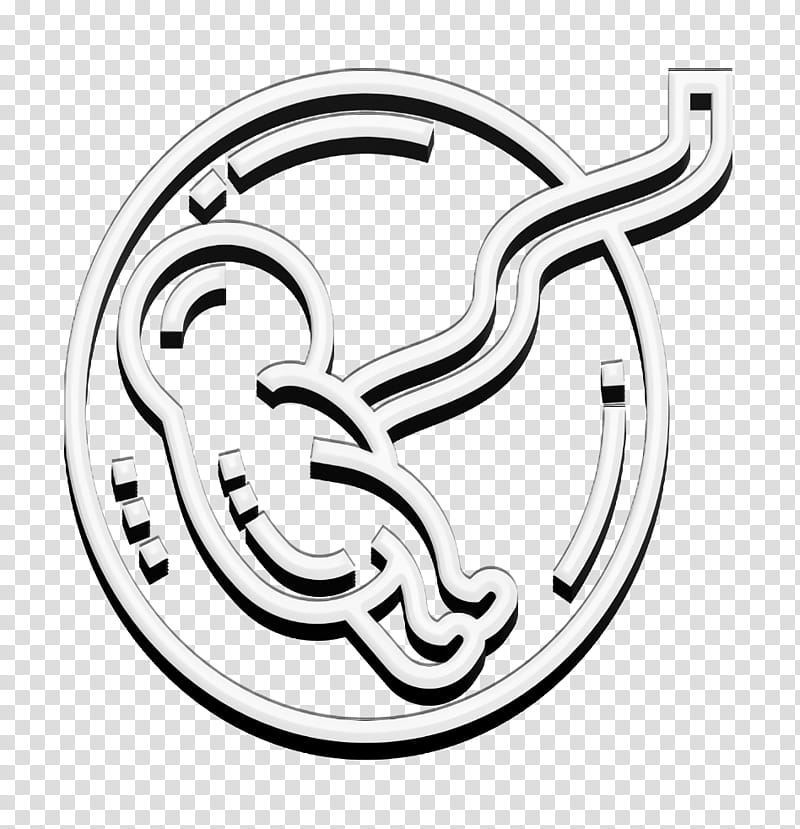 Pregnant icon Fetus icon Health Checkup icon, Logo, Symbol, Blackandwhite, Emblem transparent background PNG clipart