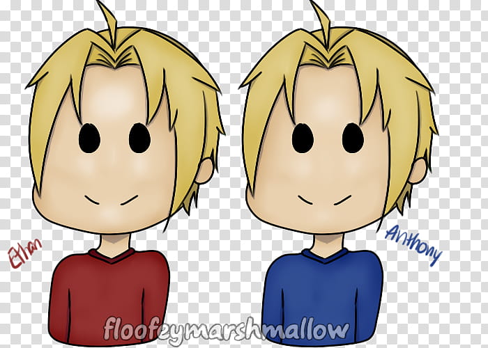 Ethan and Anthony Elric OC Intro transparent background PNG clipart