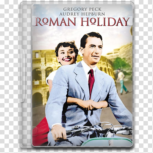 Movie Icon Mega , Roman Holiday, Roman Holiday DVD case transparent background PNG clipart