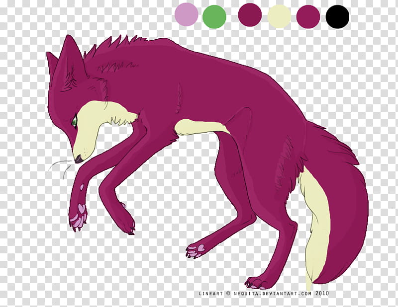 Neveah Wolf Ref transparent background PNG clipart