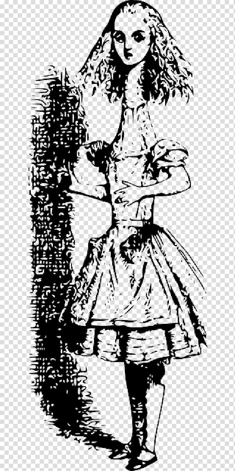 Book Illustration, Alices Adventures In Wonderland, Go Ask Alice, Project Gutenberg, Literature, Lewis Carroll, John Tenniel, Line Art transparent background PNG clipart