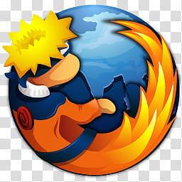 Funny Firefox, Naruto transparent background PNG clipart