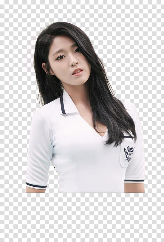 AOA  s, woman in white collared shirt transparent background PNG clipart