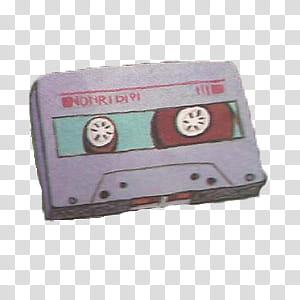 O Retro s, gray cassette tape illustration transparent background PNG clipart