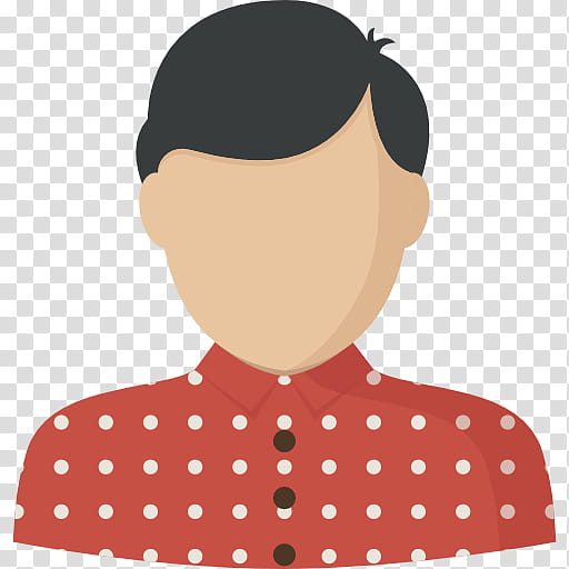 Hair, Shirt, Avatar, Neck, Polka Dot, Chin, Black Hair transparent background PNG clipart