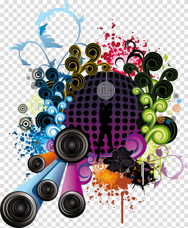 Circle Design, Music, Disc Jockey, Song, Tamil Cinema, Radioanime, Music , Video transparent background PNG clipart