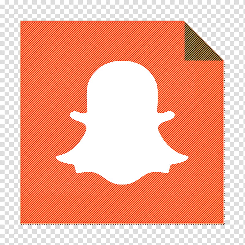 brand icon logo icon media icon, Snapchat Icon, Social Icon, Orange, Red transparent background PNG clipart