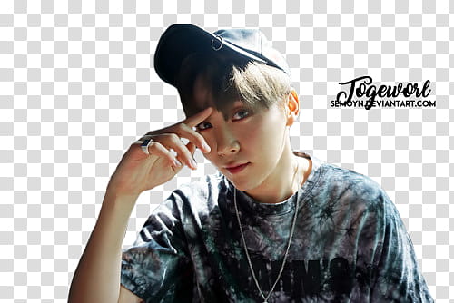 SEVENTEEN TEEN AGE SHOOT BEHIND, man touching his forehead with cap transparent background PNG clipart