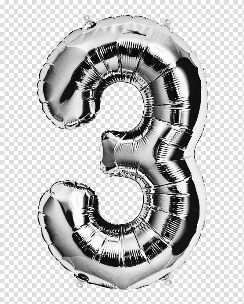 Numeros de globo, silver numeric  balloon decor transparent background PNG clipart