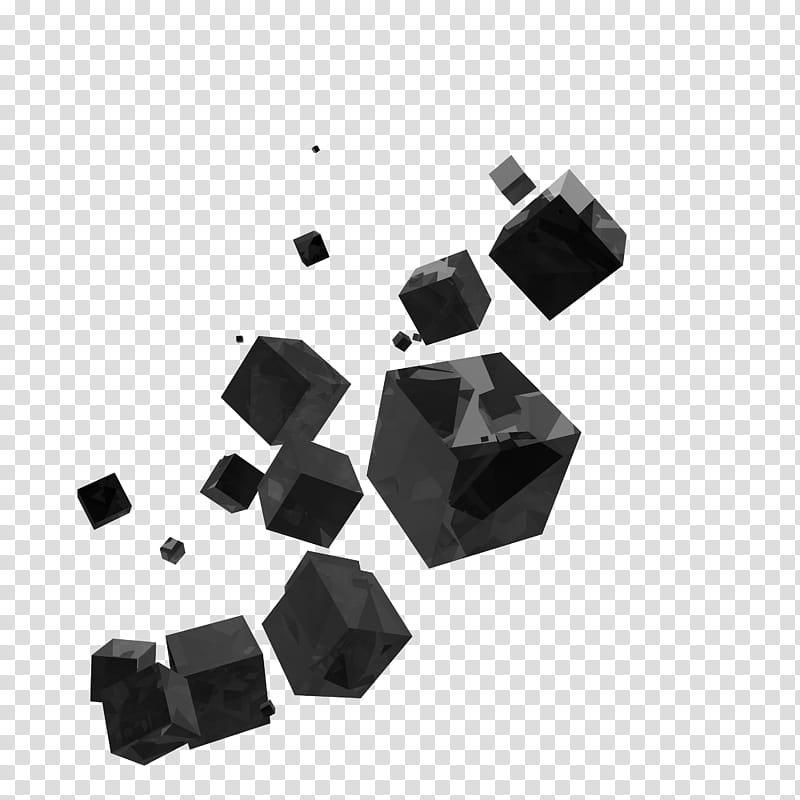 Cubes , black -D cube ar transparent background PNG clipart