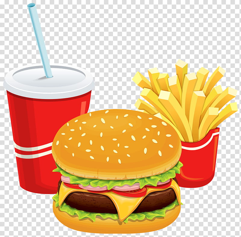 Junk Food, Hamburger, French Fries, Cheeseburger, Veggie Burger, Hot Dog, Restaurant, Fast Food transparent background PNG clipart
