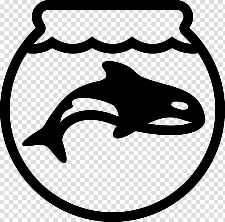 Fish Icon, Killer Whale, Animal, Aquarium, Icon Design, Captivity, Whales, Silhouette transparent background PNG clipart