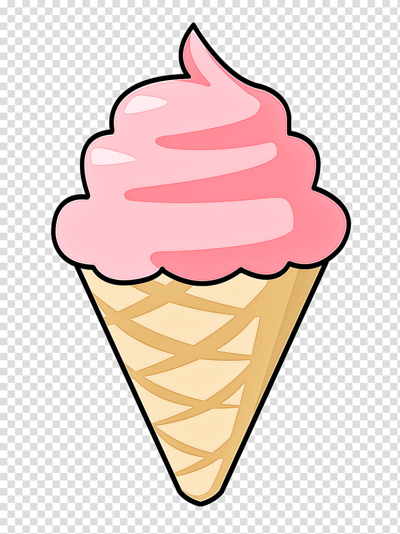 Ice cream, Frozen Dessert, Ice Cream Cone, Soft Serve Ice Creams, Food, Pink, Dondurma, Gelato transparent background PNG clipart