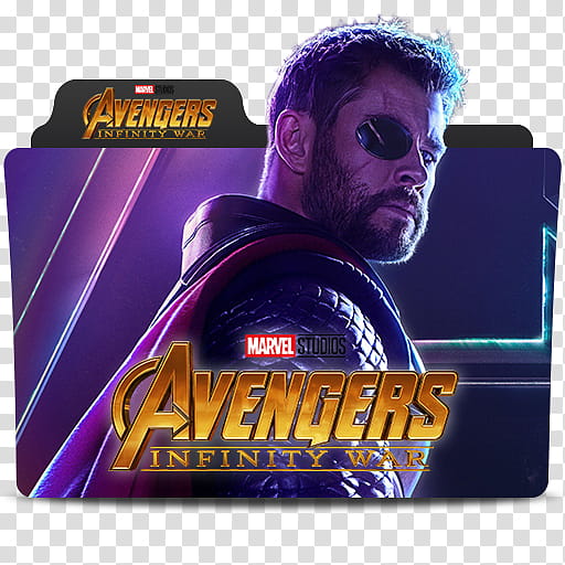 MARVEL MCU Avengers Infinity War Folder Icon , avengersinfinitywar-thor transparent background PNG clipart