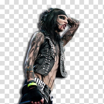 Andy Biersack transparent background PNG clipart