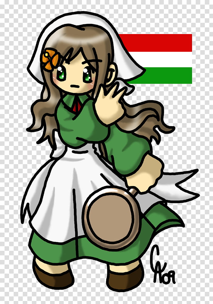 APH Hungary chibi transparent background PNG clipart