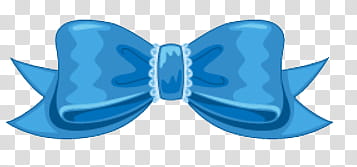 Bows , blue ribbon transparent background PNG clipart