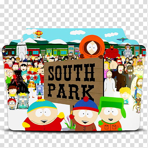 South Park v, South Park folder icon transparent background PNG clipart