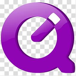 Vista Toon Pack, Quicktime Violet icon transparent background PNG clipart
