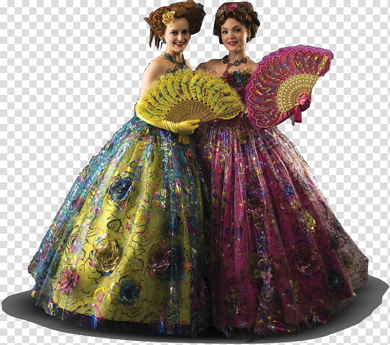 Sophie and Holliday as Anastasia and Drisella transparent background PNG clipart