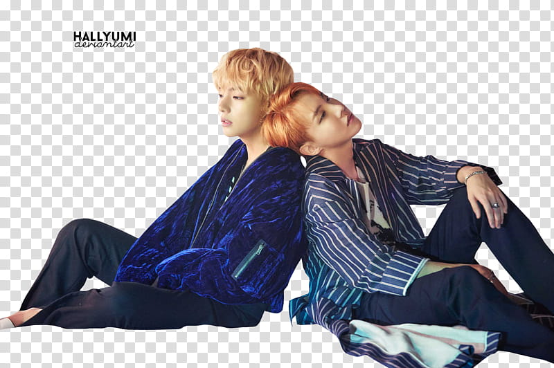 BTS WINGS I version, BTS V and J-Hope transparent background PNG clipart