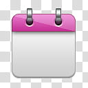 Girlz Love Icons , calendar, white and pink folder illustration transparent background PNG clipart