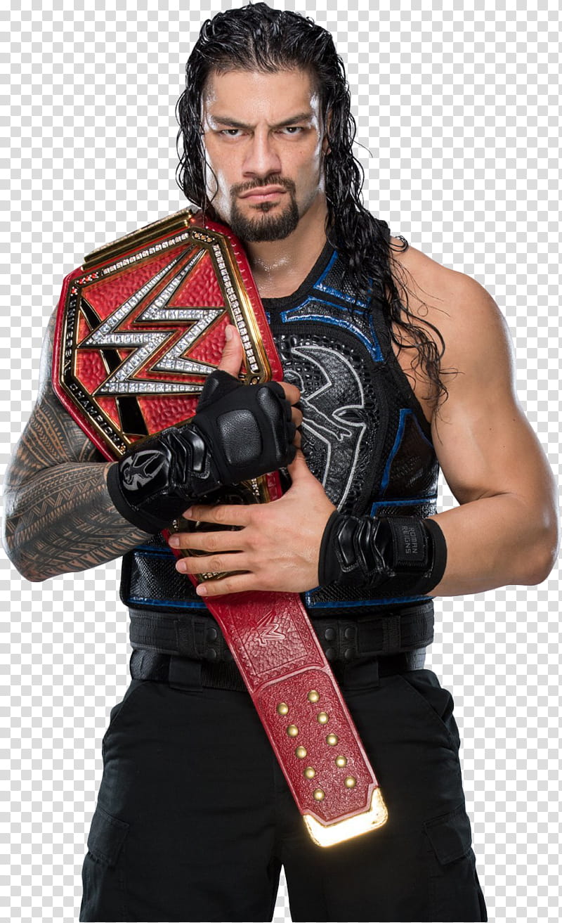 Roman Reigns NEW Universal Champion  transparent background PNG clipart