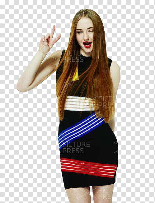 Sophie Turner,  transparent background PNG clipart