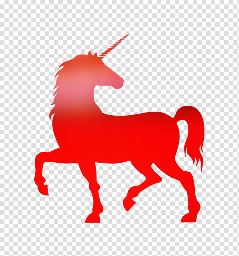 Unicorn Drawing, Poster, Silhouette, Art Museum, Canvas, Gold, Red, Animal Figure transparent background PNG clipart