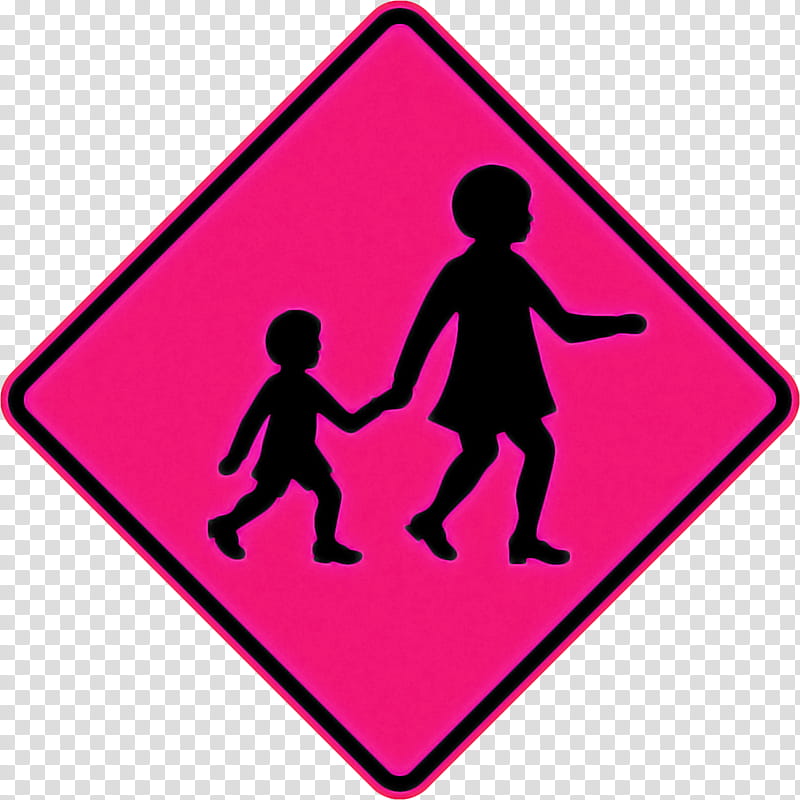Road, Traffic Sign, Road Signs In Australia, Warning Sign, Child, Level Crossing, Pedestrian Crossing, Safety transparent background PNG clipart