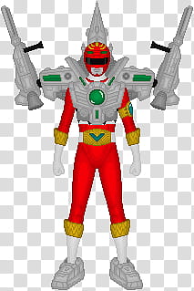 Power Rangers Lost Galaxy Red Armored Ranger transparent background PNG clipart