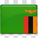 All in One Country Flag Icon, Zambia-Flag- transparent background PNG clipart
