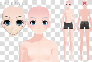 Mmd Wip Face Transparent Background Png Clipart Hiclipart - face anime makeup kawaii hatsune miku roblox