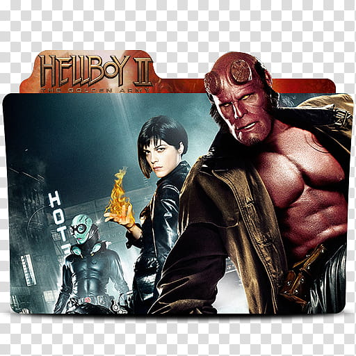 Hellboy  The Golden Army Folder Icon, Hellboy  The Golden Army transparent background PNG clipart