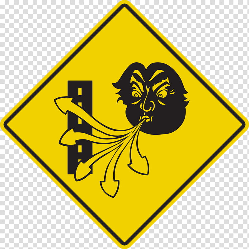 Wind, Traffic Sign, Priority Signs, Warning Sign, Mandatory Sign, Road, Prohibitory Traffic Sign, Crosswind transparent background PNG clipart